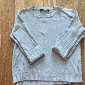 Grey crop top sweater